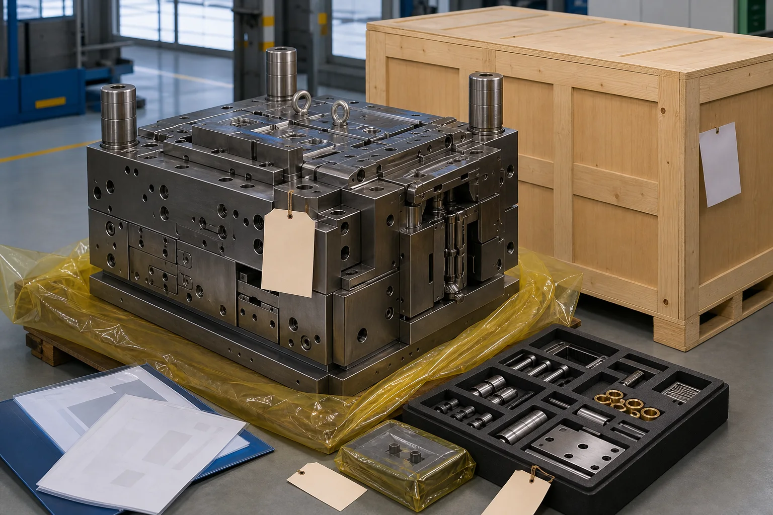 Export mold packing and handoff