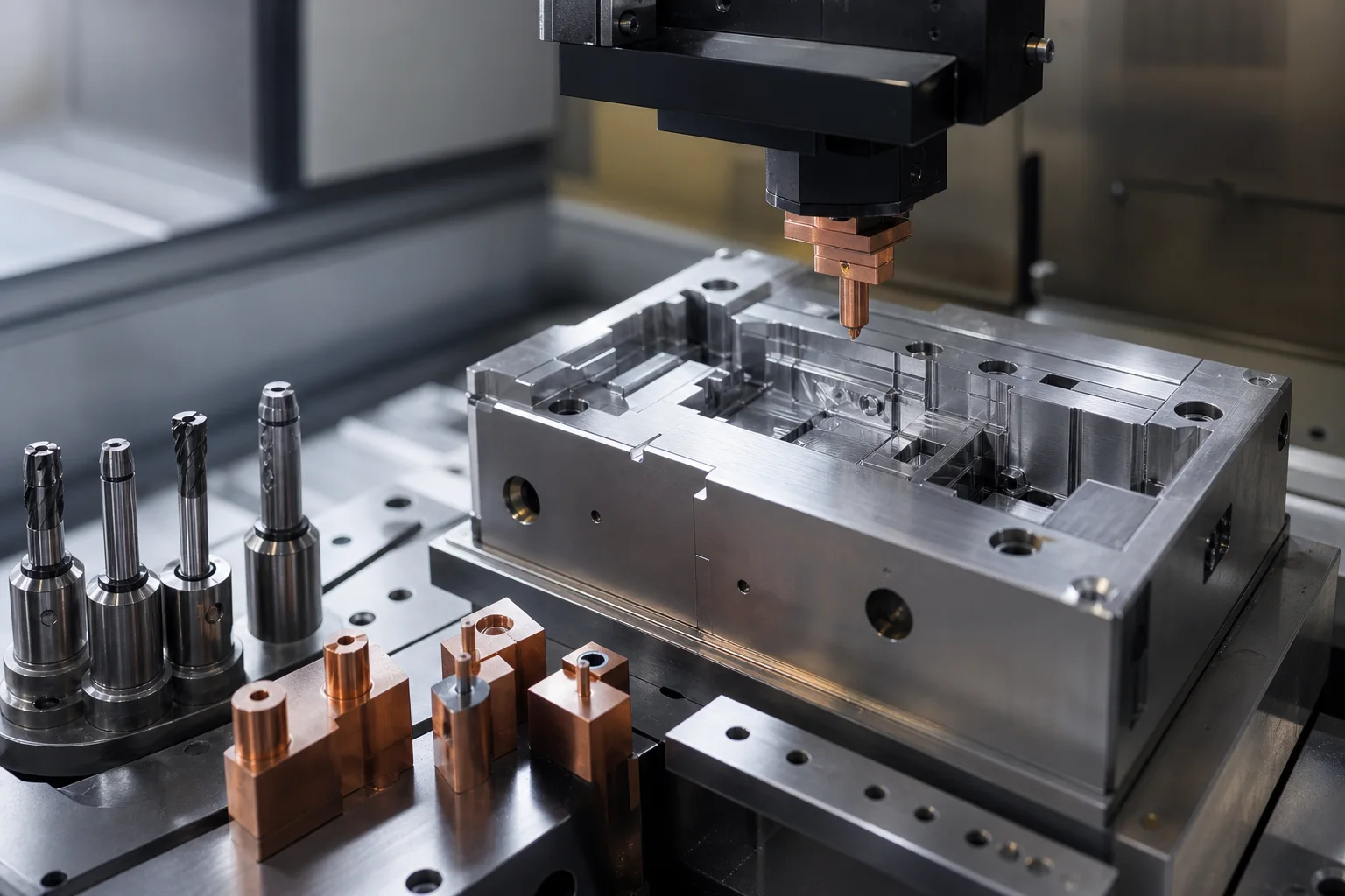 Mold machining evidence